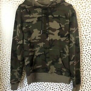 camo sweatshirt.